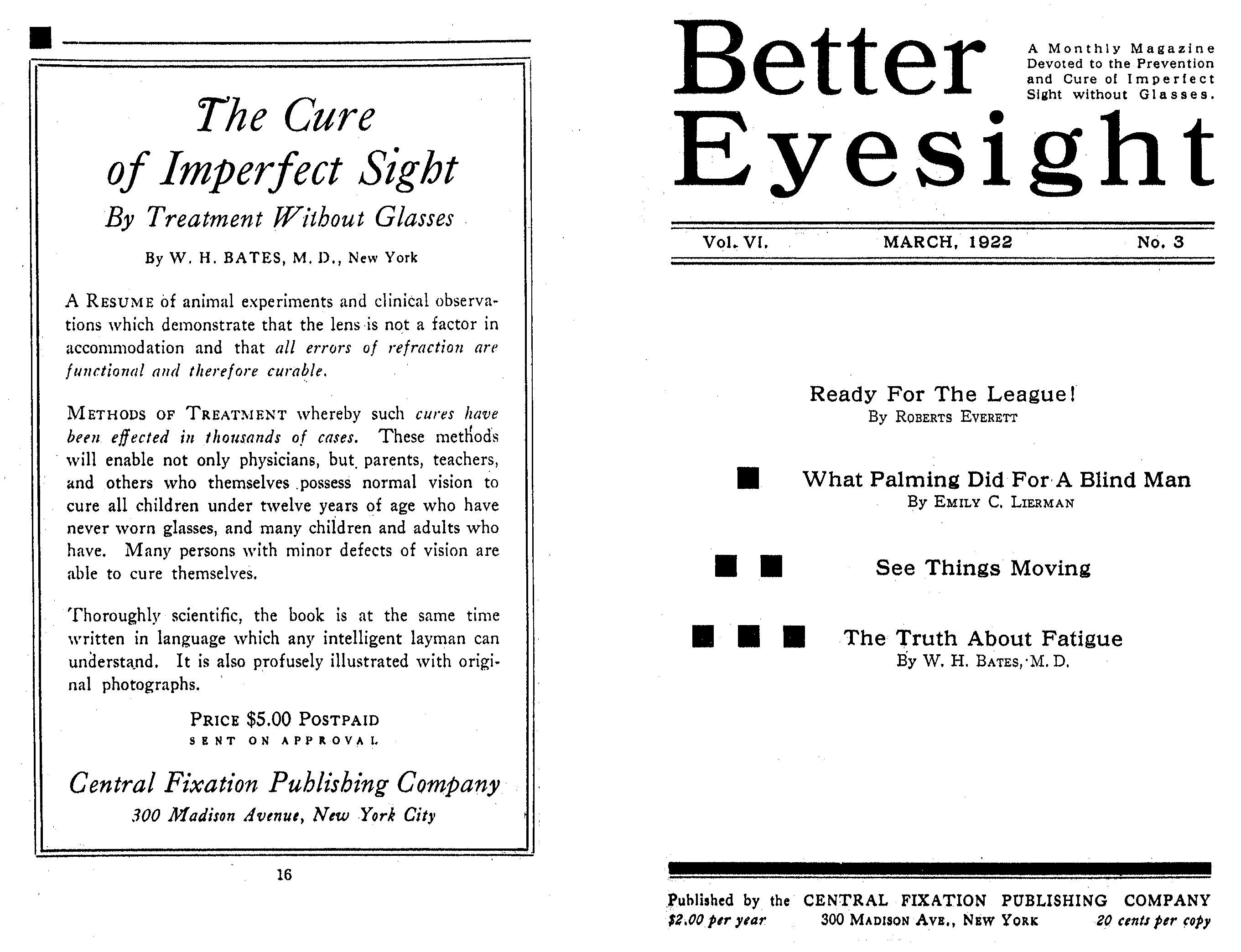 1 Better Eyesight League