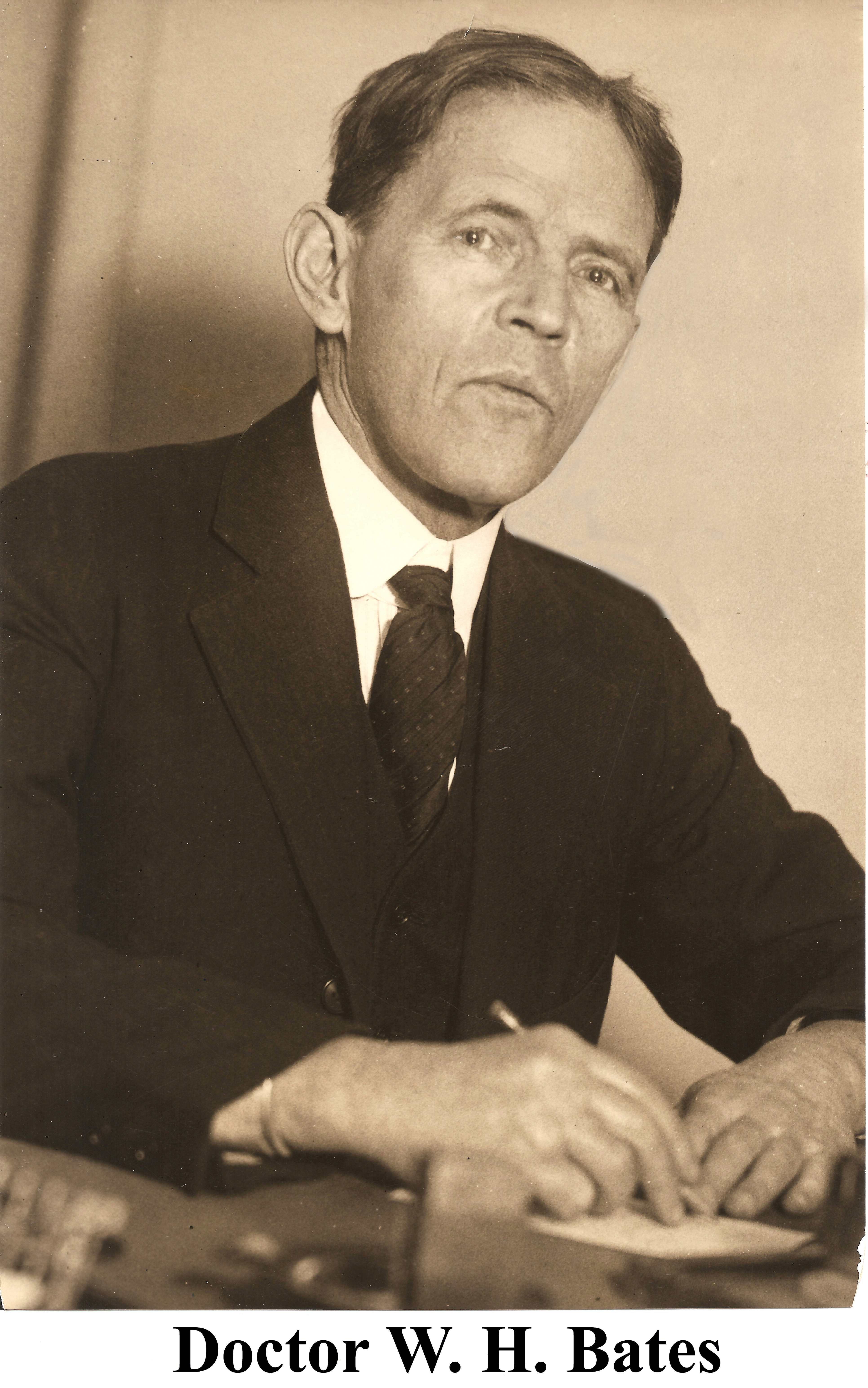Ophthalmologist William H. Bates - 1922