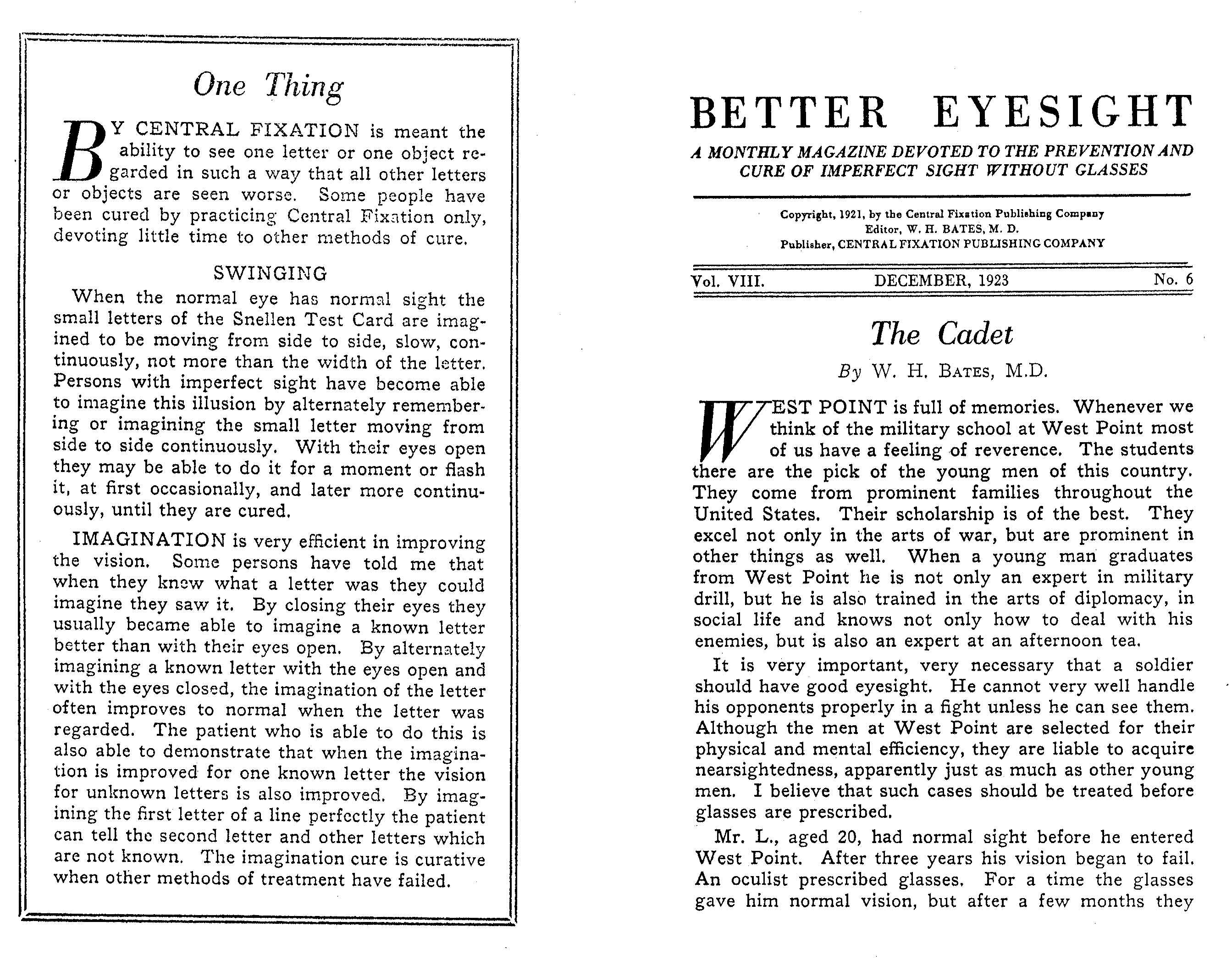 Better Eyesight, Dec. 1923 - 2